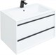 AQUANET Elektra Раковина полувстраиваемая ширина 70 см, белый AQUANET-270159 - фото 281268