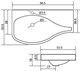 AQUANET Soprano Раковина полувстраиваемая ширина 95 см, белый AQUANET-169395 - фото 281286