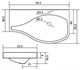 AQUANET Soprano Раковина полувстраиваемая ширина 95 см, белый AQUANET-169396 - фото 281292