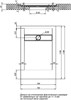 AQUANET Delight Душевой поддон прямоугольный размер 120x80 см, цвет серый AQUANET-258883 - фото 282541