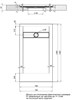 AQUANET Delight Душевой поддон прямоугольный размер 140x80 см, цвет серый AQUANET-258884 - фото 282573