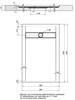 AQUANET Delight Душевой поддон прямоугольный размер 140x90 см, цвет серый AQUANET-258885 - фото 282586