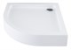 AQUANET GL180 Душевой поддон четверть круга размер 100x100 см, цвет белый AQUANET-265563 - фото 282652
