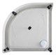AQUANET GL180 Душевой поддон четверть круга размер 100x100 см, цвет белый AQUANET-265563 - фото 282653