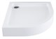 AQUANET GL180 Душевой поддон четверть круга размер 80x80 см, цвет белый AQUANET-265569 - фото 282698