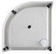 AQUANET GL180 Душевой поддон четверть круга размер 80x80 см, цвет белый AQUANET-265569 - фото 282701