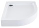 AQUANET GL180 Душевой поддон четверть круга размер 90x90 см, цвет белый AQUANET-265571 - фото 282714