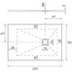 AQUANET Pleasure Душевой поддон прямоугольный размер 120x80 см, цвет черный AQUANET-258890 - фото 282822