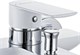AQUANET Arctic Смеситель для ванны, цвет белый / хром AQUANET-216776 - фото 282958
