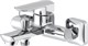 AQUANET Cinetic Смеситель для ванны, цвет хром AQUANET-216753 - фото 282968