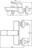 AQUANET Gotic Смеситель для ванны, цвет черный AQUANET-243292 - фото 282973