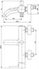 AQUANET Minima Смеситель для ванны, цвет хром AQUANET-261814 - фото 282980