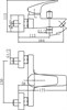 AQUANET Static Смеситель для ванны, цвет хром AQUANET-237442 - фото 282990