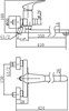 AQUANET Static Смеситель для ванны, цвет хром AQUANET-237445 - фото 282993