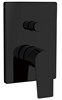 AQUANET Static Смеситель для душа встраиваемый, цвет черный AQUANET-261824 - фото 283028