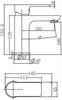 AQUANET Arctic Смеситель для раковины, цвет белый / хром AQUANET-216775 - фото 283048