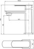 AQUANET Cinetic Смеситель для раковины, цвет хром AQUANET-216752 - фото 283063