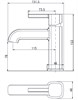 AQUANET Minima Смеситель для раковины, цвет хром AQUANET-261813 - фото 283072