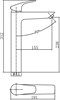 AQUANET Static Смеситель для раковины, цвет хром AQUANET-237444 - фото 283104
