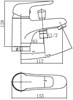 AQUANET Pragmatic Смеситель на борт ванны, цвет хром AQUANET-216771 - фото 283127