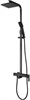 AQUANET Gotic Душевая стойка, цвет черный AQUANET-AF440-72-S-B - фото 283143