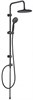AQUANET Passion Душевая стойка, цвет черный AQUANET-AF300-70-R-B - фото 283158