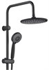 AQUANET Passion Душевая стойка, цвет черный AQUANET-AF300-70-R-B - фото 283160