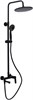 AQUANET Passion Душевая стойка, цвет черный AQUANET-AF300-72-R-B - фото 283171