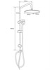 AQUANET Passion Душевая стойка, цвет черный AQUANET-AF300-70-RC-B - фото 283180