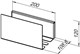 AQUANET Полка Магнум 20x12 черная матовая AQUANET-274190 - фото 283354