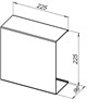 AQUANET Полка Магнум 25x25 черная матовая, квадрат AQUANET-302223 - фото 283374