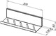 AQUANET Полка Магнум 30x8 белая матовая, открытая AQUANET-302236 - фото 283389