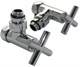 AQUANET Вентиль для полотенцесушителя 3/4" x 1/2"г/ш, угловой крест, отражатель SMT8200SCH0405/2C AQUANET-SMT8200SCH0405/2C - фото 283707