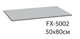 FIXSEN Коврик для ванной Link белый 50х80 см. (FX-5002W) FX-5002W - фото 283924