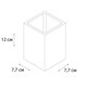 FIXSEN Стакан для зубных щеток Blanco (FX-201-3) FX-201-3 - фото 284133