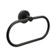 FIXSEN Полотенцедержатель кольцо черный Comfort  Black (FX-86011) FX-86011 - фото 284710
