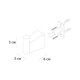 FIXSEN Крючок одинарный TREND GRAPHITE (FX-98005) FX-98005 - фото 284910