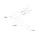 FIXSEN Бумагодержатель без крышки TREND GRAPHITE (FX-98010B) FX-98010B - фото 284928