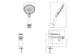 AQUATEK AQ1844BGM НИКА Смеситель врезной на борт ванны на 1 отв., оружейная сталь AQ1844BGM - фото 285528