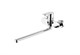 AQUATEK AQ1842CR НИКА Смеситель для ванны с длинным изливом, хром AQ1842CR - фото 285552