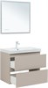 AQUANET Jane (Flat) Тумба под раковину напольная / подвесная ширина 80 см, цвет бежевый AQUANET-343977 - фото 286042