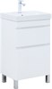 AQUANET Slim Тумба под раковину напольная ширина 50 см, цвет белый AQUANET-346041 - фото 286141