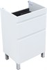 AQUANET Slim Тумба под раковину напольная ширина 50 см, цвет белый AQUANET-346041 - фото 286145