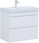 AQUANET Slim Тумба под раковину напольная / подвесная ширина 70 см, цвет белый AQUANET-346048 - фото 286180