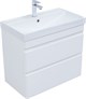 AQUANET Slim Тумба под раковину напольная / подвесная ширина 70 см, цвет белый AQUANET-346048 - фото 286184