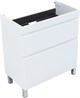 AQUANET Slim Тумба под раковину напольная ширина 70 см, цвет белый AQUANET-346043 - фото 286195