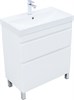 AQUANET Slim Тумба под раковину напольная ширина 70 см, цвет белый AQUANET-346043 - фото 286197