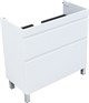 AQUANET Slim Тумба под раковину напольная ширина 80 см, цвет белый AQUANET-346044 - фото 286208