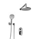 WASSERKRAFT A14029 Встраиваемый комплект для душа с верхней душевой насадкой и лейкой, хром WASSERKRAFT A14029