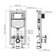 WASSERKRAFT Vils 56TLT.010.ME Система инсталляции для унитазов WASSERKRAFT 56TLT.010.ME - фото 290083
